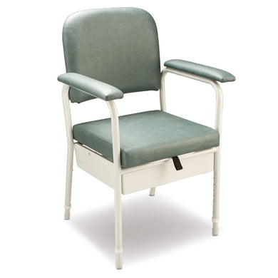 Care Quip - Deluxe Bedside Commode